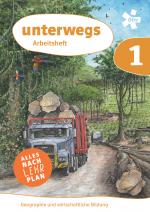 Cover-Bild unterwegs. Geographie und wirtschaftliche Bildung 1, Arbeitsheft + E-Book