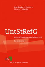 Cover-Bild UntStRefG
