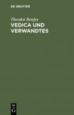 Cover-Bild Vedica und Verwandtes