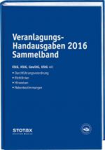 Cover-Bild Veranlagungs-Handausgaben 2016 Sammelband