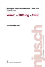 Cover-Bild Verein - Stiftung - Trust, Entwicklungen 2010