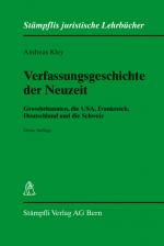Cover-Bild Verfassungsgeschichte der Neuzeit