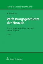 Cover-Bild Verfassungsgeschichte der Neuzeit