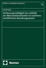 Cover-Bild Verfassungsmäßigkeit des Leitbilds der Mehrverdienerfamilie im nordrhein-westfälischen Besoldungssystem