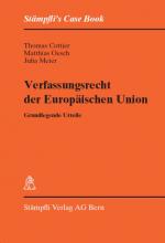 Cover-Bild Verfassungsrecht der Europäischen Union