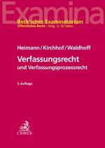 Cover-Bild Verfassungsrecht und Verfassungsprozessrecht