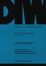 Cover-Bild Verflechtungsanalysen für die Volkswirtschaft der DDR am Vorabend der deutschen Vereinigung.