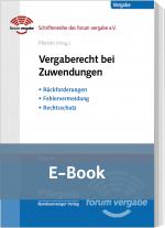 Cover-Bild Vergaberecht bei Zuwendungen (E-Book)