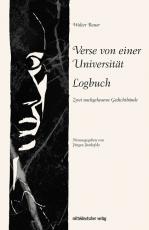 Cover-Bild Verse von einer Universität. Logbuch