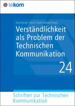 Cover-Bild Verständlichkeit als Problem der Technischen Kommunikation