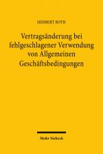 Cover-Bild Vertragsänderung bei fehlgeschlagener Verwendung von Allgemeinen Geschäftsbedingungen