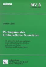 Cover-Bild Vertragsmuster Freiberufliche Sozietäten