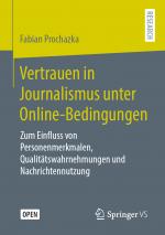 Cover-Bild Vertrauen in Journalismus unter Online-Bedingungen