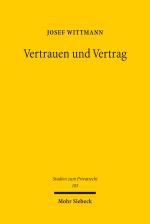 Cover-Bild Vertrauen und Vertrag
