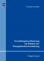 Cover-Bild Verwaltungskoordinierung im Rahmen der Flussgebietsbewirtschaftung