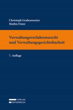 Cover-Bild Verwaltungsverfahrensrecht und Verwaltungsgerichtsbarkeit