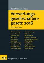 Cover-Bild Verwertungsgesellschaftengesetz 2016