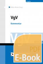 Cover-Bild VgV / UVgO - Kommentar (E-Book)