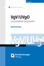 Cover-Bild VgV / UVgO - Kommentar