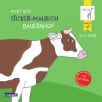 Cover-Bild Vicky Bo's Sticker-Malbuch Bauernhof: Erstes Malen, Zeichnen und Kritzeln mit Stickern