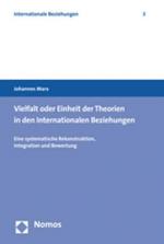 Cover-Bild Vielfalt oder Einheit der Theorien in den Internationalen Beziehungen