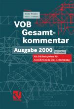 Cover-Bild VOB Verdingungsordnung für Bauleistungen. Gesamtkommentar