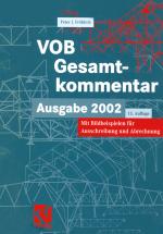 Cover-Bild VOB Vergabe- und Vertragsordnung für Bauleistungen - Gesamtkommentar