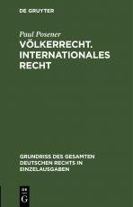 Cover-Bild Völkerrecht. Internationales Recht