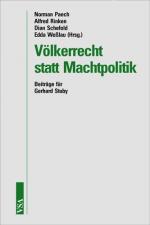 Cover-Bild Völkerrecht statt Machtpolitik