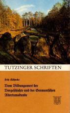 Cover-Bild Vom Bildungswert der Vorgeschichte und der Germanischen Altertumskunde
