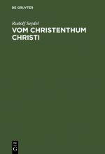 Cover-Bild Vom Christenthum Christi