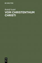 Cover-Bild Vom Christenthum Christi