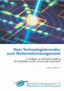 Cover-Bild Vom Technologietransfer zum Netzwerkmanagement