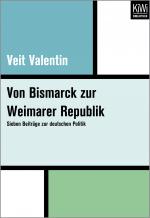 Cover-Bild Von Bismarck zur Weimarer Republik