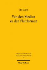 Cover-Bild Von den Medien zu den Plattformen