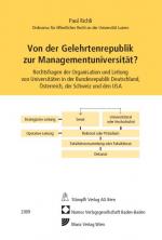 Cover-Bild Von der Gelehrtenrepublik zur Managementuniversität?