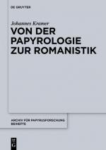 Cover-Bild Von der Papyrologie zur Romanistik