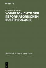 Cover-Bild Vorgeschichte der reformatorischen Bußtheologie