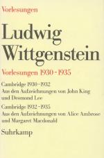 Cover-Bild Vorlesungen 1930–1935