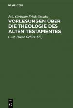 Cover-Bild Vorlesungen über die Theologie des Alten Testamentes