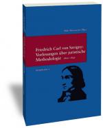Cover-Bild Vorlesungen über juristische Methodologie 1802-1842