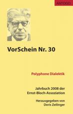 Cover-Bild VorSchein Nr. 30. Jahrbuch 2008 der Ernst-Bloch-Assoziation