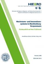 Cover-Bild Wachstums- und Innovationssysteme in Mecklenburg-Vorpommern