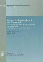 Cover-Bild Werke des Verlags der Bayerischen Akademie der Wissenschaften bei... / Anpassung, Unbotmäßigkeit und Widerstand