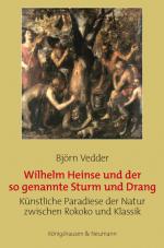 Cover-Bild Wilhelm Heinse und der so genannte Sturm und Drang