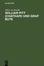 Cover-Bild William Pitt (Chatham) und Graf Bute