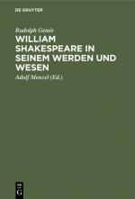 Cover-Bild William Shakespeare in seinem Werden und Wesen