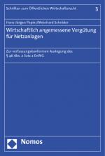 Cover-Bild Wirtschaftlich angemessene Vergütung für Netzanlagen