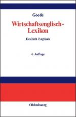 Cover-Bild Wirtschaftsenglisch-Lexikon