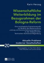 Cover-Bild Wissenschaftliche Weiterbildung im Bezugsrahmen der Bologna-Reform